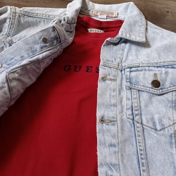 Guess tank top and ladies jean jacket bundle - Picture 4 of 4